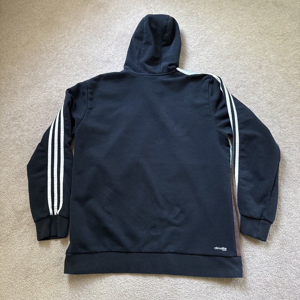 Adidas HARLEQUINS FC Rugby Union 2014-15 Hoodie Sweatshirt Sz L - Picture 2 of 12